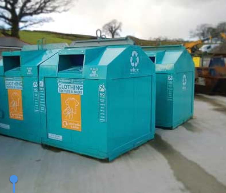 The site at Llantrisant is designed to take smaller recyclables on the outer edge of the site circuit